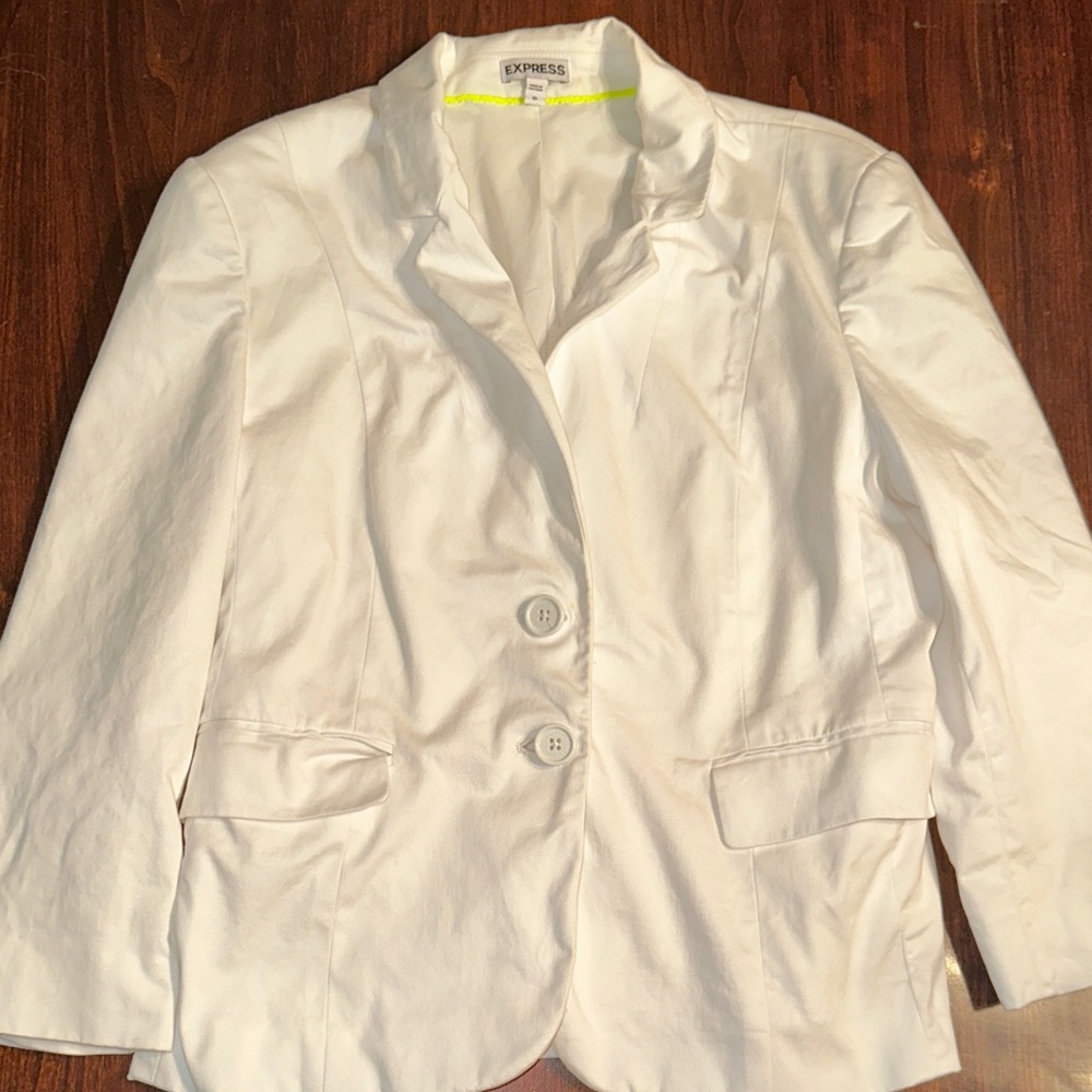 Express Women's Ivory Blazer